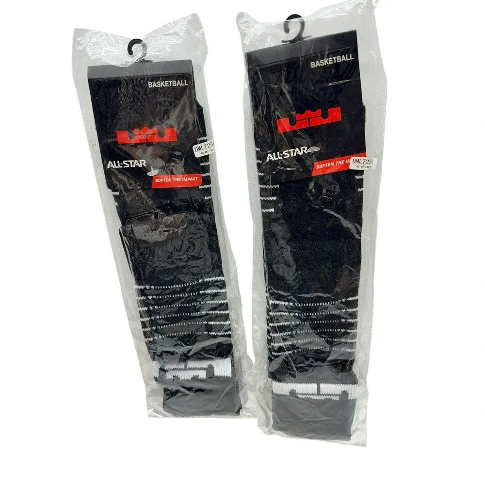 DRI-FIT All-Star Basketball Socks Men Medium Size 6-8 / Lot Of 2